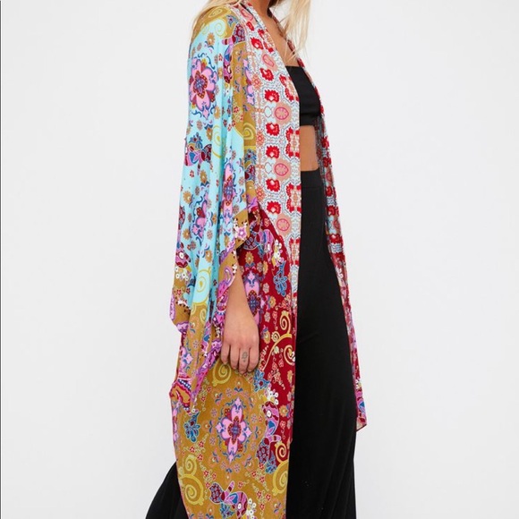 Free People Other - Free People Little Wing Mixed Print Kimono